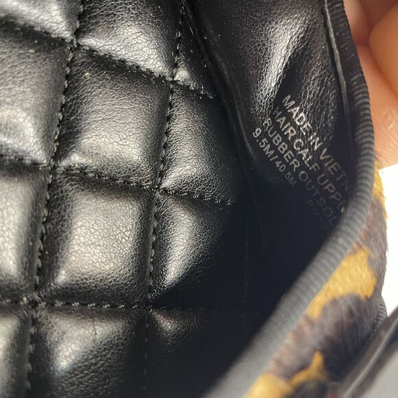 MICHAEL KORS Alice Ballet Flats size 9.5M cheetah print bows EUC - Picture 7 of 7